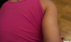 Beauty Lucy Bell gets her hairy pussy drilled for money