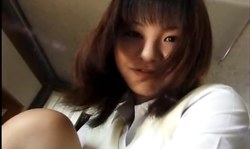 Awesome Japanese schoolgirl Eiri Ueno has a perfect ass