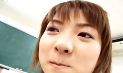 Smiling Asian cutie Tukushi Saotome is looking for sex