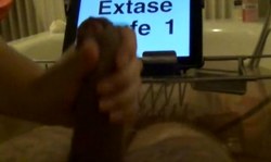 Amateur babe gives her lover a gorgeous handjob in POV