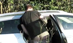 Spotted how my dirty hobby girl fucks by the highway