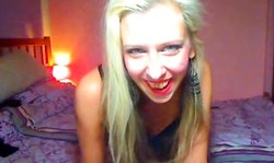 Soloing my dirty hobby blonde looks nice in lace black lingerie