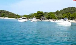 Good-looking amateur girl banged in doggy style on the boat