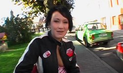 Gorgeous Asian MILF gives a public blowjob and gets screwed