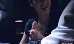 Attractive brunette masturbating his horny wiener after playing in golf