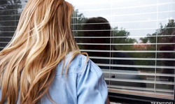 Elegant blonde sucking and fucking outdoors in Teen Fidelity video