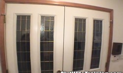 Black wife in white panties cheat on her hubby during slut wife training