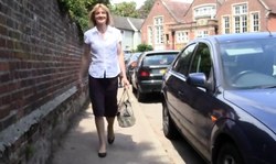 Good and hot amateur mom is nicely flashing her panties