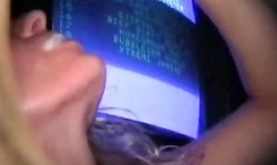 Perfect amateur babe is sucking some hard dicks in the gloryhole