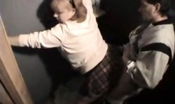 Short-haired amateur slut swallows big loads in the local gloryhole