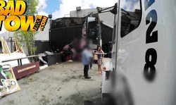 Busty brunette Ashley Adams gets nailed in Bad Tow Truck