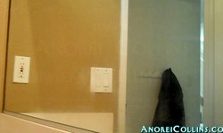 Gorgeous naked BBW Anorei Collins shows how giant her boobs are