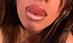 Sensual big-bottomed brunette cam girl shows her perfect curves