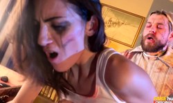 Young hoe Miky Love gets hardly screwed from behind