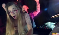 Nerdy teen slut Selvaggia cheat on her boyfriend in the night