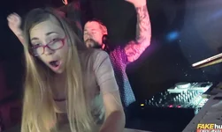 Nerdy teen slut Selvaggia cheat on her boyfriend in the night
