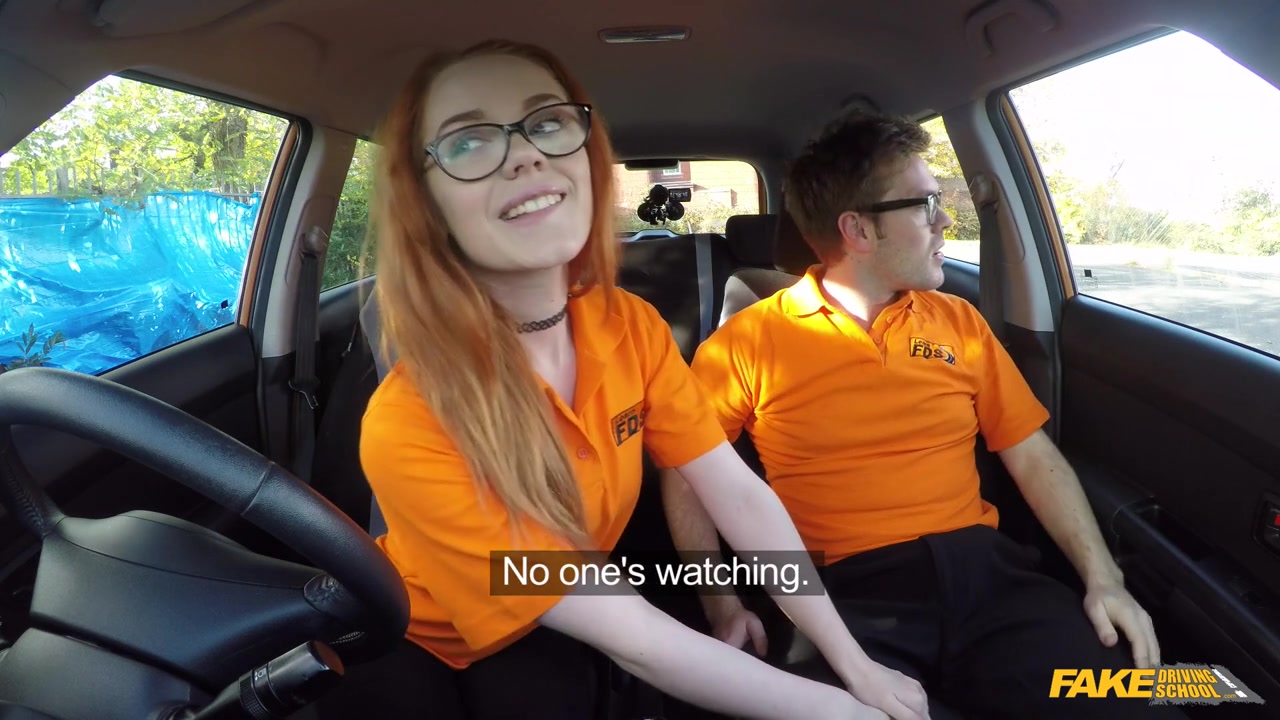 Sex-loving teen is trying to impress her driving instructor