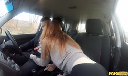 Regular Fake Driving School lesson turns into blowjob
