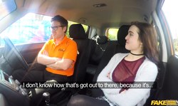 Sweet Fake Driving School sex with an awesome student