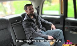 Female Fake Taxi beauty Rebecca More pleases her passenger