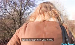 Public Agent is trying hard to seduce a sexy Cassie Young