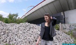 Public Agen films his awesome POV blowjob with Katy Rose