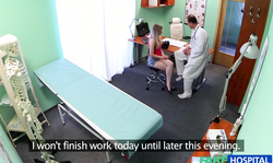 Impressive and hot sex between a sexy woman and her doc