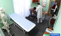 Beautiful babe is being seduced by a horny doctor in the video by the Fake Hospital