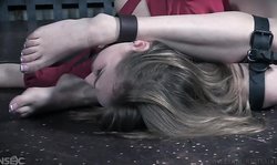 Redhead and brunette are enjoying nasty BDSM game in the basement