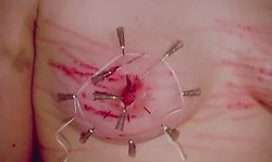 Amazing big-boobed teen really likes extremely painful BDSM game