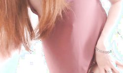 Naughty Babe Toys Pussy until Dripping Wet