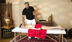 Fantasy Massage stunning babe Haley Banks gets nicely massaged