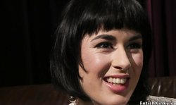 Lesbian slave ass paddles and fucked