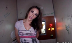 Awesome cock-sucking action in gloryhole with beautiful milf