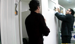 Nerdy secretary is getting seduced by her lovely boss