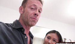 Asian May Thai gets her tight ass and wet pussy fucked by two big cock