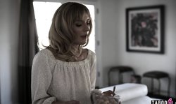 Perv mommy watches her stepson fuck a college teen