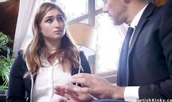 Tutor dominates and fucks teen and mom