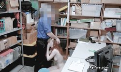 Redhead clothes stealer blows after getting caught