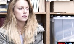 Teen jewel thief got caught and fucked by a LP officer