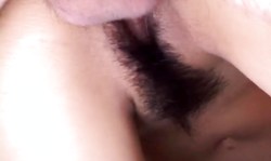 Her little hairy muff getting fucked deep by new lover