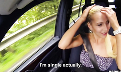 Driver getting an awesome head by innocent young babe