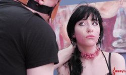 Assylum Dominator and his stunning submissive doll Charlotte Sartre