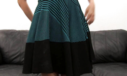 Innocent girl is staying on her knees and sucking a dick!