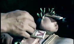 Awesome master sticks long needles deep in her massive bonded tits