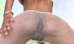 Black goddess Danyel shows off her big boobies and round ass