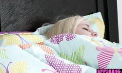 Hot teen stepsister fucked next to her sleeping BFFs