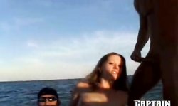 Sweet outdoor anal on a boat with a pretty hot doll Staci