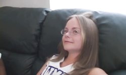 Girls Next Door Abused cutie Kelly Carson nicely sucks on casting