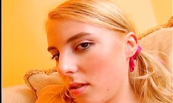 Gorgeous pigtailed teen Antonia Sainz does love oral sex